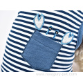 Ocean Style Knitted Fabric Striped Pet Apparel